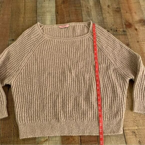 Hunkemoller womens size medium oversized cream and black chunky knit sweater - Picture 3 of 8